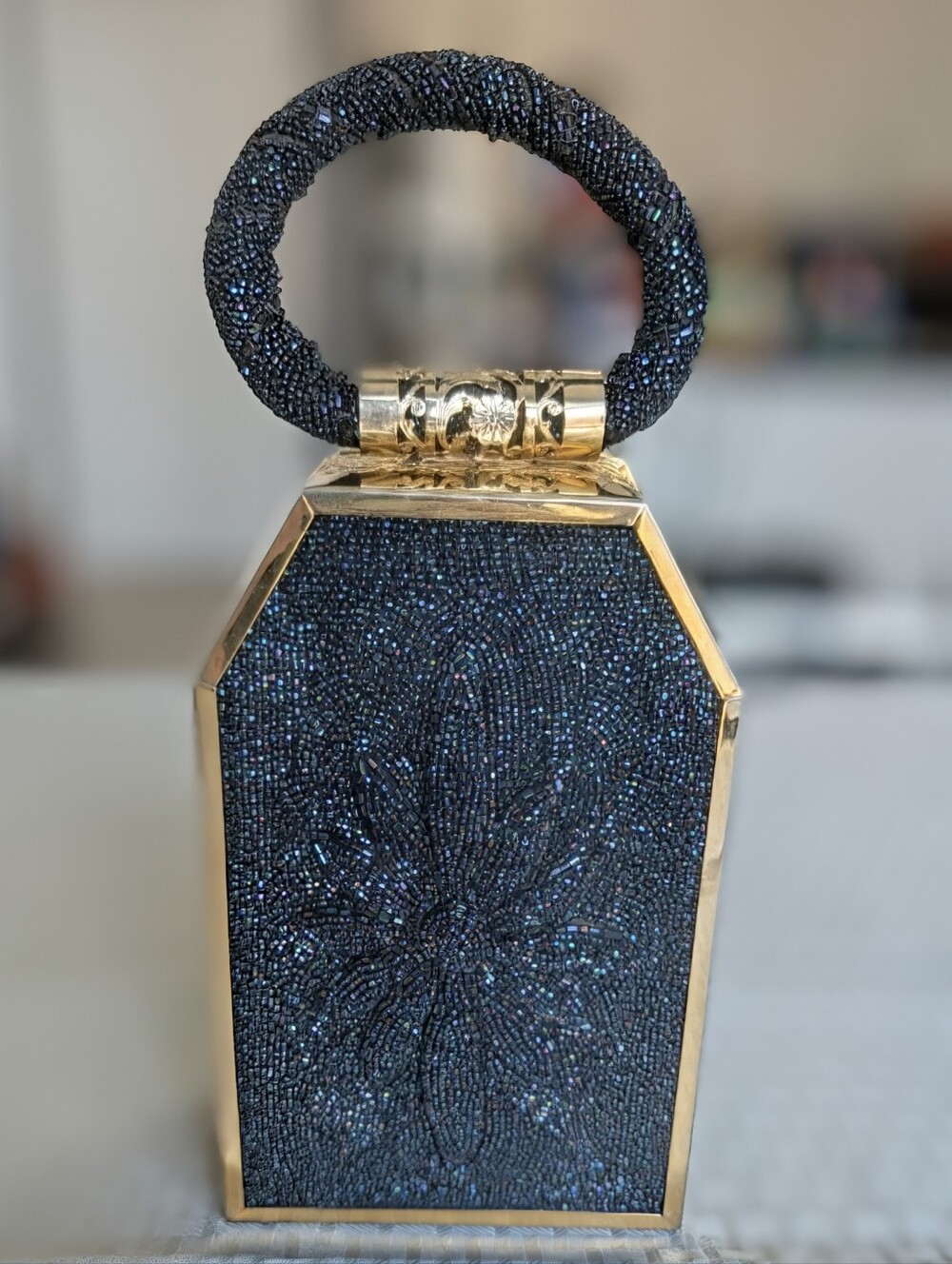 Rare Exquisite 1940's Tyrolean Beaded Handbag